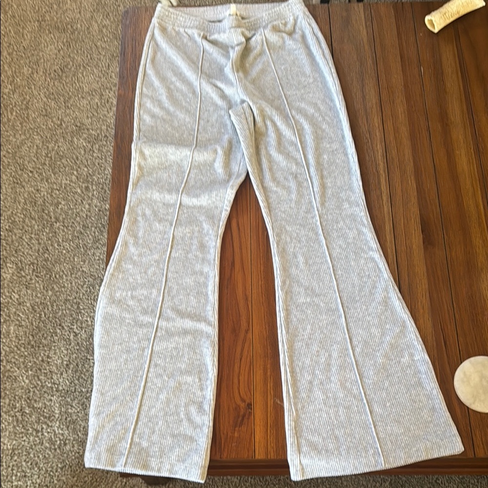 Stylish Gray Flared Pants